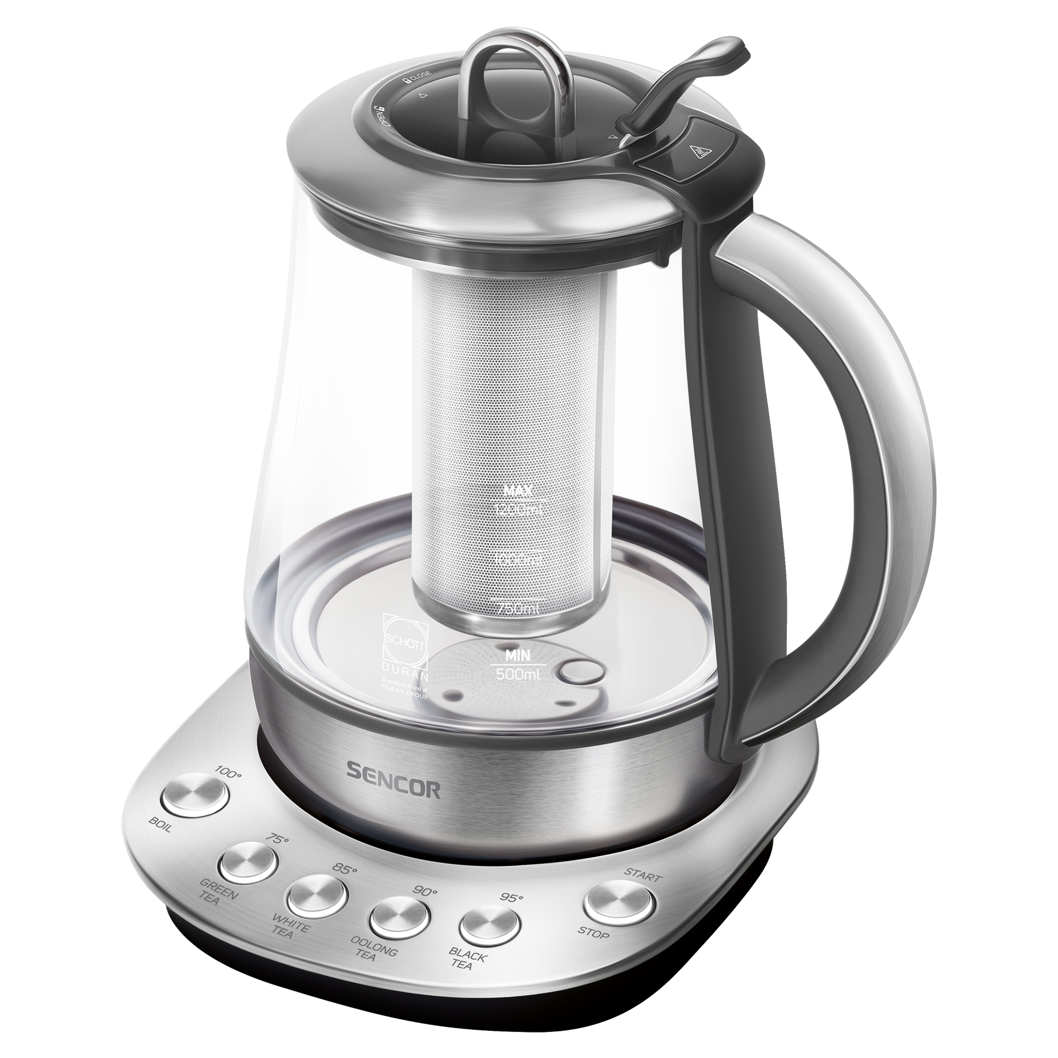 چای ساز 1400 وات سنکور SENCOR Intelligent water kettle SWK1280SS